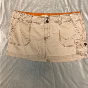 Cargo mini skirt